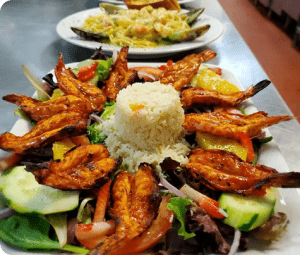 Nayarit-style seafood with a festive atmosphere